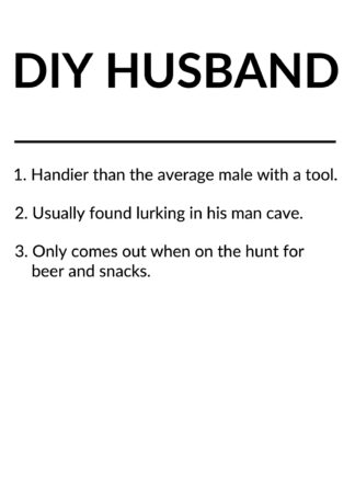 DIY Husband Greeting Card