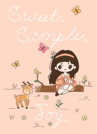 Sweet Simple Birthday Girl Card