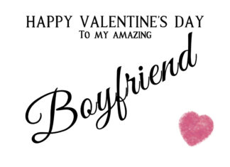 Amazing Boyfriend Valentine's Day Card