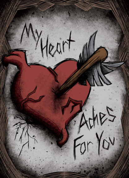 Aching Heart Valentine's Day Card