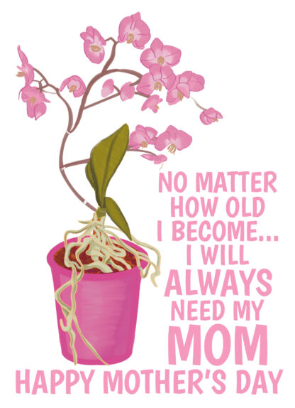 Happy Mother's Day Orchid Card