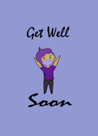 Mask Get Well Soon Card