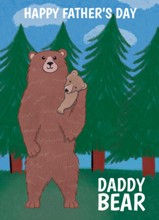 Daddy Bear Father's Day Card